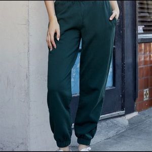 Brandy Melville green sweatpants